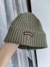 Paul & Shark Beanie Hat Olive