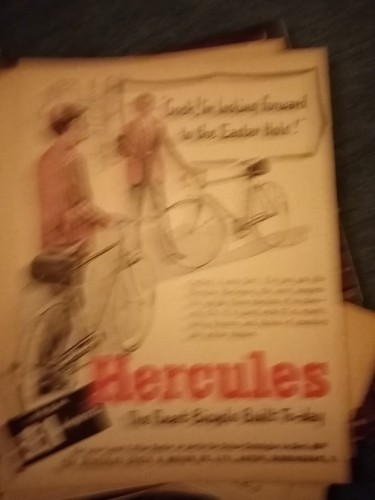 El58 ephemera 1958 advert - ,