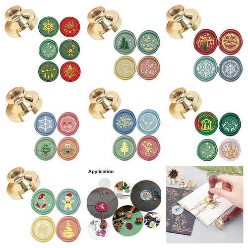 Christmas theme wax seal - christmas,