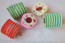 Set 5 Vintage Shaped Paper Lanterns