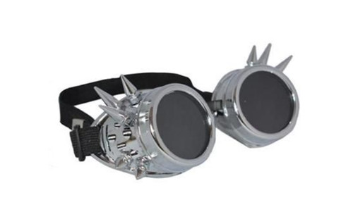 New steampunk goggles rivet - new,