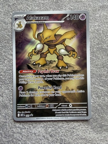Alakazam hp140 009 black star - alakazam,
