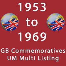 Commemoratives 1953 1969 - gb, to