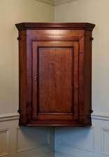 Antique Oak Corner Cupboard