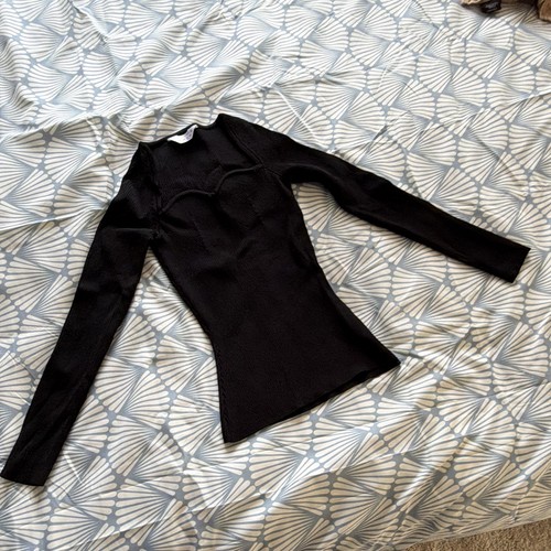 Primark edit black ribbed - black,