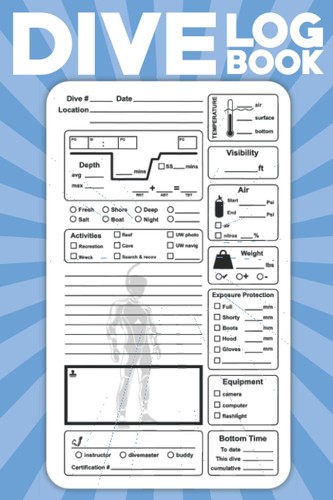 Dive log book - diving,