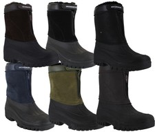 Mens Mucker Stable Yard Waterproof Winter Snow Zip Boots Wellies Sizes 7 to 11