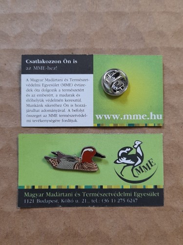 Mme garganey charity pin badge - charity,