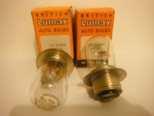 NOS, HEADLIGHT BULBS- FORDSON SUPER DEXTA & SUPER MAJOR TRACTORS (LUMAX 414)