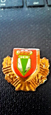 Vintage DKW tin plate CAR LOGO pin badge 1960s  (ptr-Audi) No pin