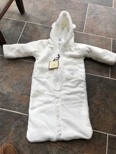 Baby gap white fleece sherpa - white,