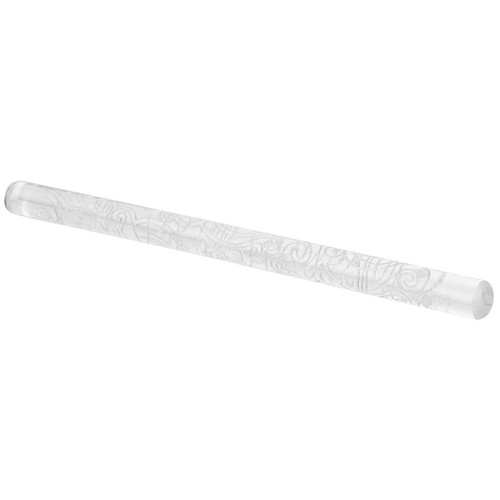 Acrylic rolling pin embossed - rolling,