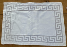 Vintage Fine Table Linen Lace Place Mats x 10 + Napkins x 9 Ecru 47cm x 33cm