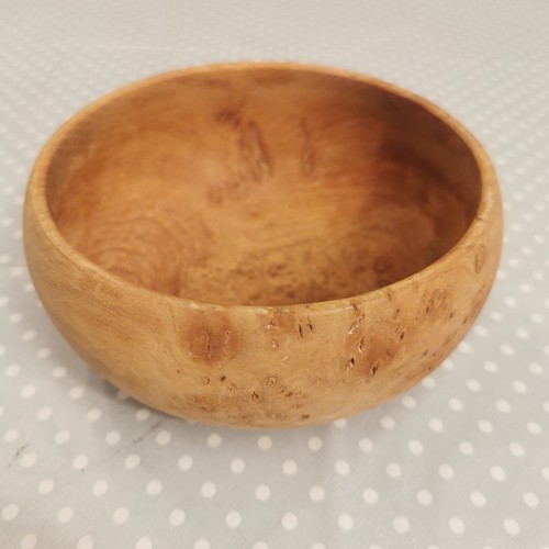 Wooden burl burr bowl - burl,