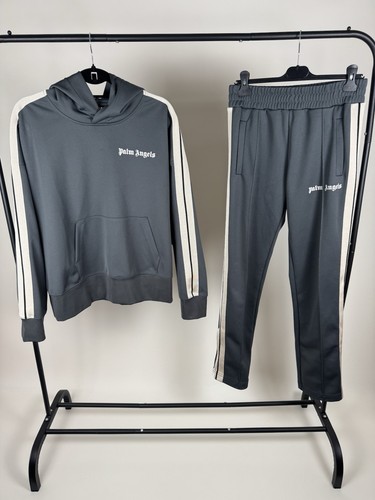 Grey palm angels hooded - grey,