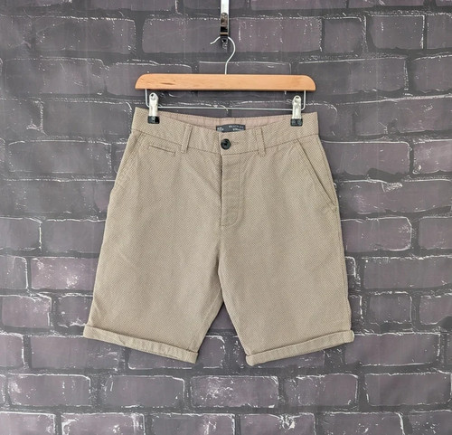 Men chino shorts - shorts, white