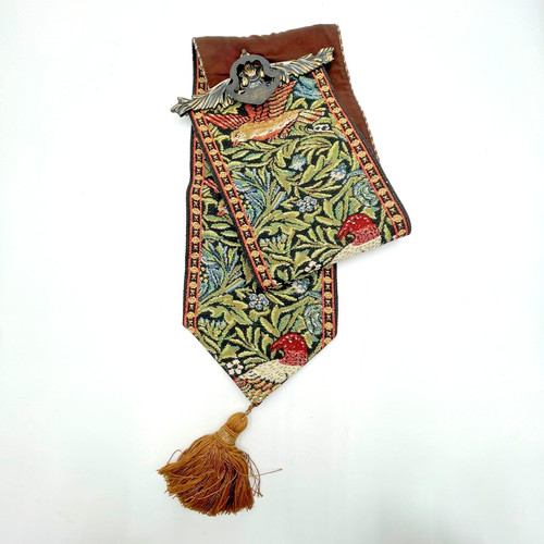 Birds belgian woven floral - belgian,