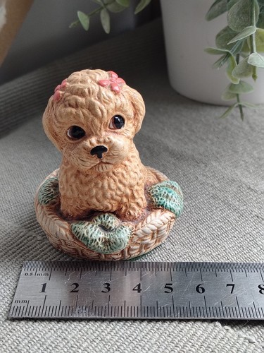Dog figure hand painted - dog,