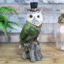 Dapper Owl Ornament Figurine