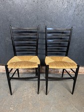 Dining Chairs Black Ladder