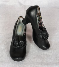 Hotter Donna Black Leather