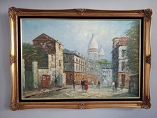 framed Oil Painting On Carvas