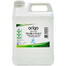 Origo Distilled Water - 5L - Deionized Water - Food Grade | Premium Quality