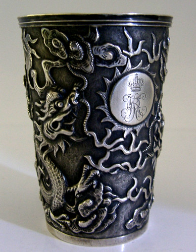 Chinese export silver beaker - chinese,