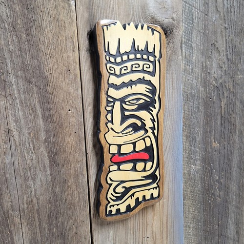 Tiki bar decor hand carved - bar,