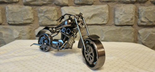 Handmade metal motorcycle - metal,