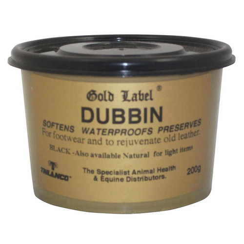 Gold label dubbin - label,