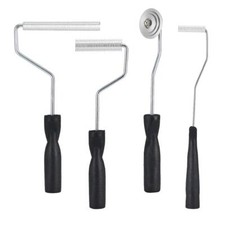 4 Pack Fiberglass Roller Tools Kit for Tub Shower Bathtub Boat Repair Tools