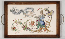 Historicist earthenware tray