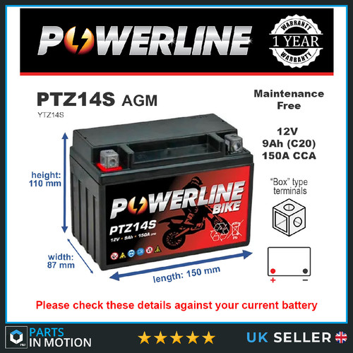 Powerline ttz14s ytz14s - ttz14s-bs,