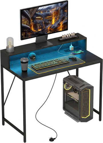 100cm computer desk led - 100cm,