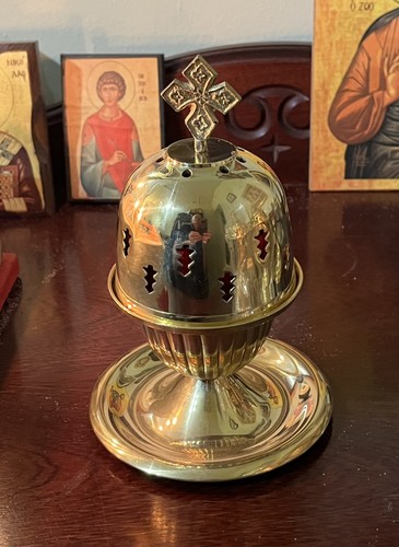 Orthodox vigil table oil lamp - vigil,