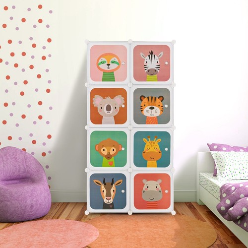 Portable kids wardrobe - portable, 8-cube