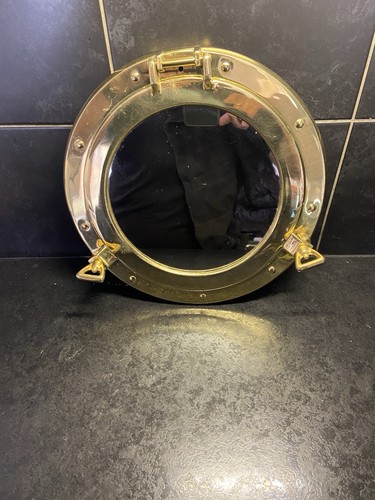 Heavy brass ship - heavy, porthole