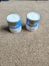 Rustin's Masonry Paint White (Matt) 500ml X 2