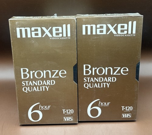 Lot maxell bronze vhs - (2),
