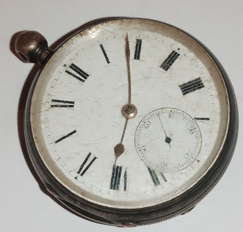 1887 antique silver cased - silver,