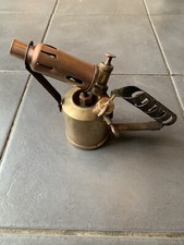 vintage brass blow torch lamp