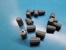 15pcs Racal Dana Test Gear 3mm Potentiometer Knob Joblot