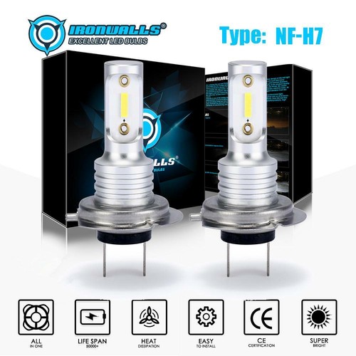 2pcs led headlight fog - h7,