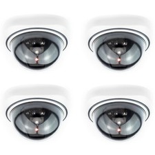 Dummy Dome CCTV Camera Outdoor Indoor Fake CCTV Security Cam Flashing LED