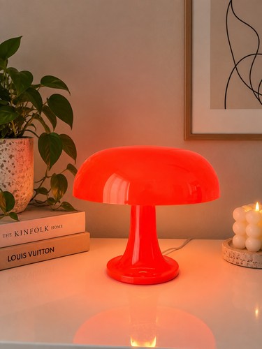 Retro red mushroom - retro,
