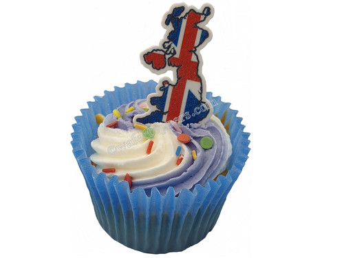 Edible union jack flag - 25,