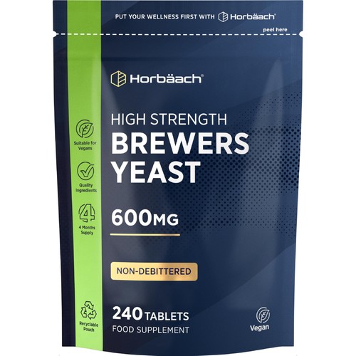 Brewers yeast tablets 600mg - yeast,