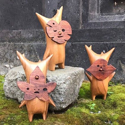 Wooden korok statue - korok,