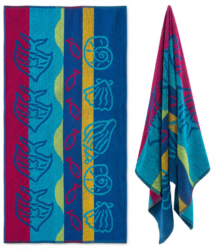 Jacquard beach towel cotton - jacquard,